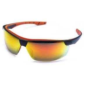 Óculos de Proteção Steelflex Neon Vermelho Espelhado Esportivo CA 40906