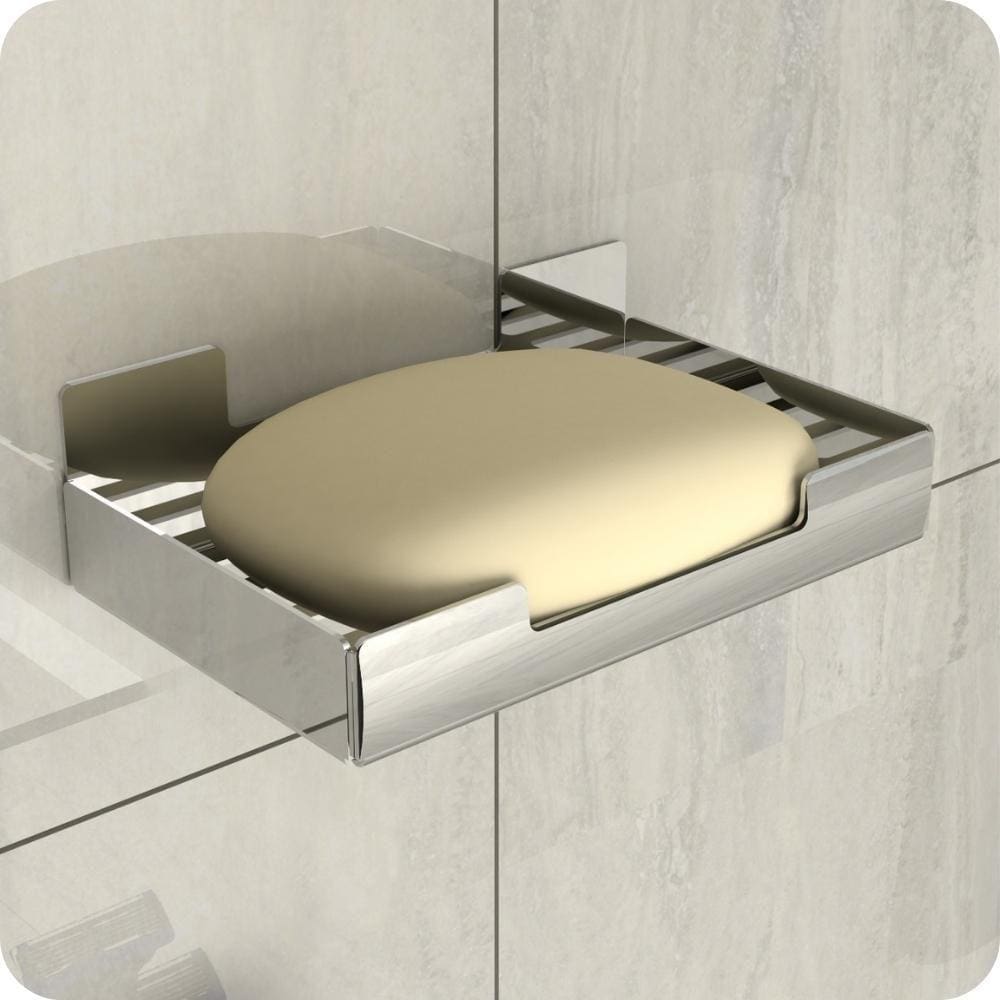 Porta Sabonete Saboneteira Inox Ventosa Autocolante ELG