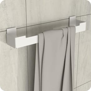 Porta Toalha De Rosto Adesivo Autocolante Branco ELG