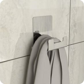 Gancho Adesivo 3m Inox Cabide De Parede Autocolante ELG