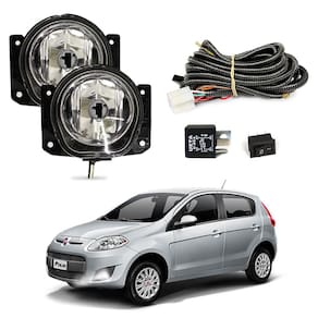 Kit Farol de Milha Novo Palio G5 2012 2013 2014 2015 2016 2017 Auxiliar Neblina