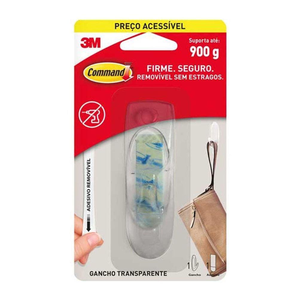 Gancho Medio Transp. 3M Command Hb004270540