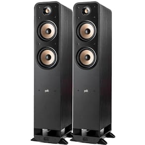 Polk Audio Signature Elite ES55 Par de Caixas Acústicas Torre Dolby Atmos DTS:X Alta Fidelidade Preto