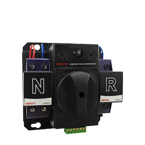 Chave de Transferência Automática para Rede x Gerador Modelo 2 Polos HYCQ5-63G 63A - Atua Sob Carga