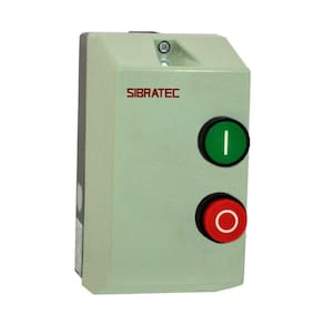 Chave para Partida Direta de Motor Modelo QCX2-185 -Bobina 220Vca - 1CV Monofásico ou 3CV Trifásico