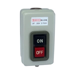 Botoeira para Partida Direta Trifásica Modelo BS230B-Para 5HP/ 7,5HP/ 10HP/ 12,5HP/ 15HP em 380V-30A