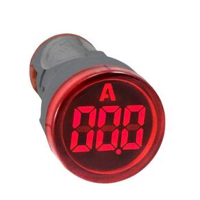 Amperímetro Digital AD22 de 0-100A - Alimentação 60~380Vca Vermelho