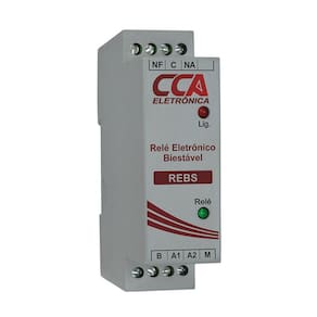 Relé Eletrônico Biestável (Pulso-Liga/ Pulso-Desliga) REBS 220 Vca
