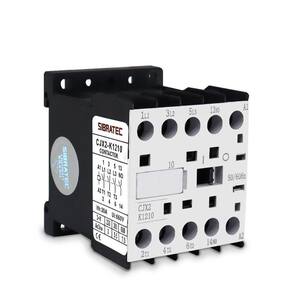 Mini Contator Tripolar CJX2-K Com 1NA - Com Bobina de Alimentação Mini 12A. em 220Vca
