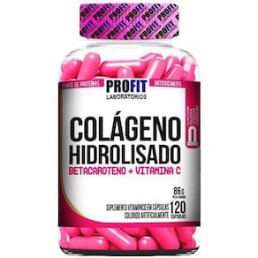 Colageno Hidrolisado Com Betacaroteno - 150 Cáps - Profit