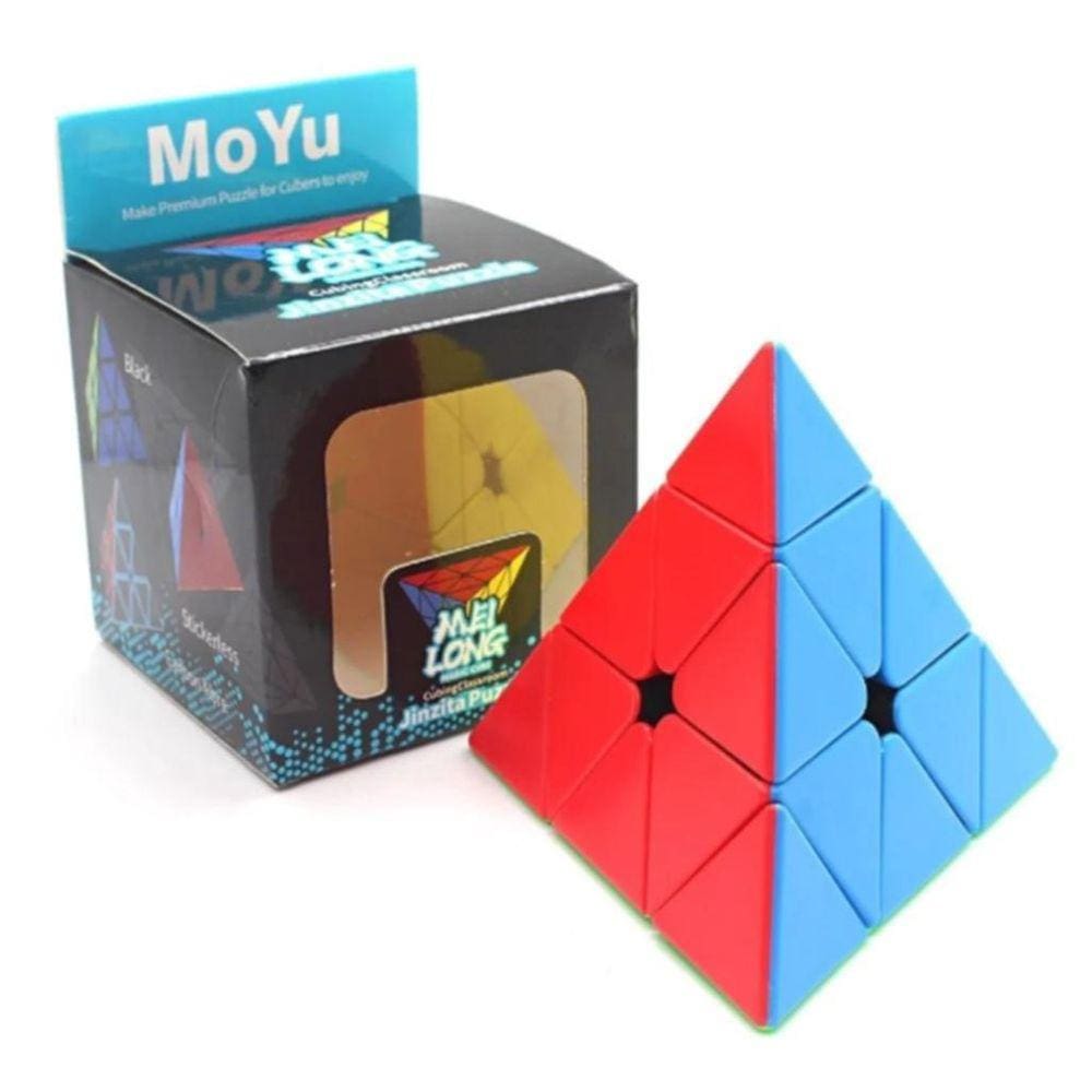 Cubo Mágico Profissional Pirâmide Moyu Rubik Cube