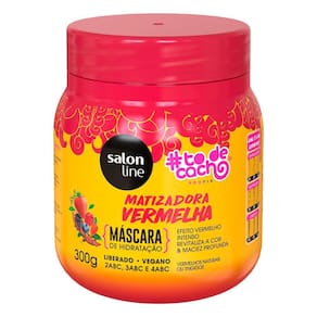 Máscara Capilar Matizadora Vermelha Salon Line To De Cacho 300g