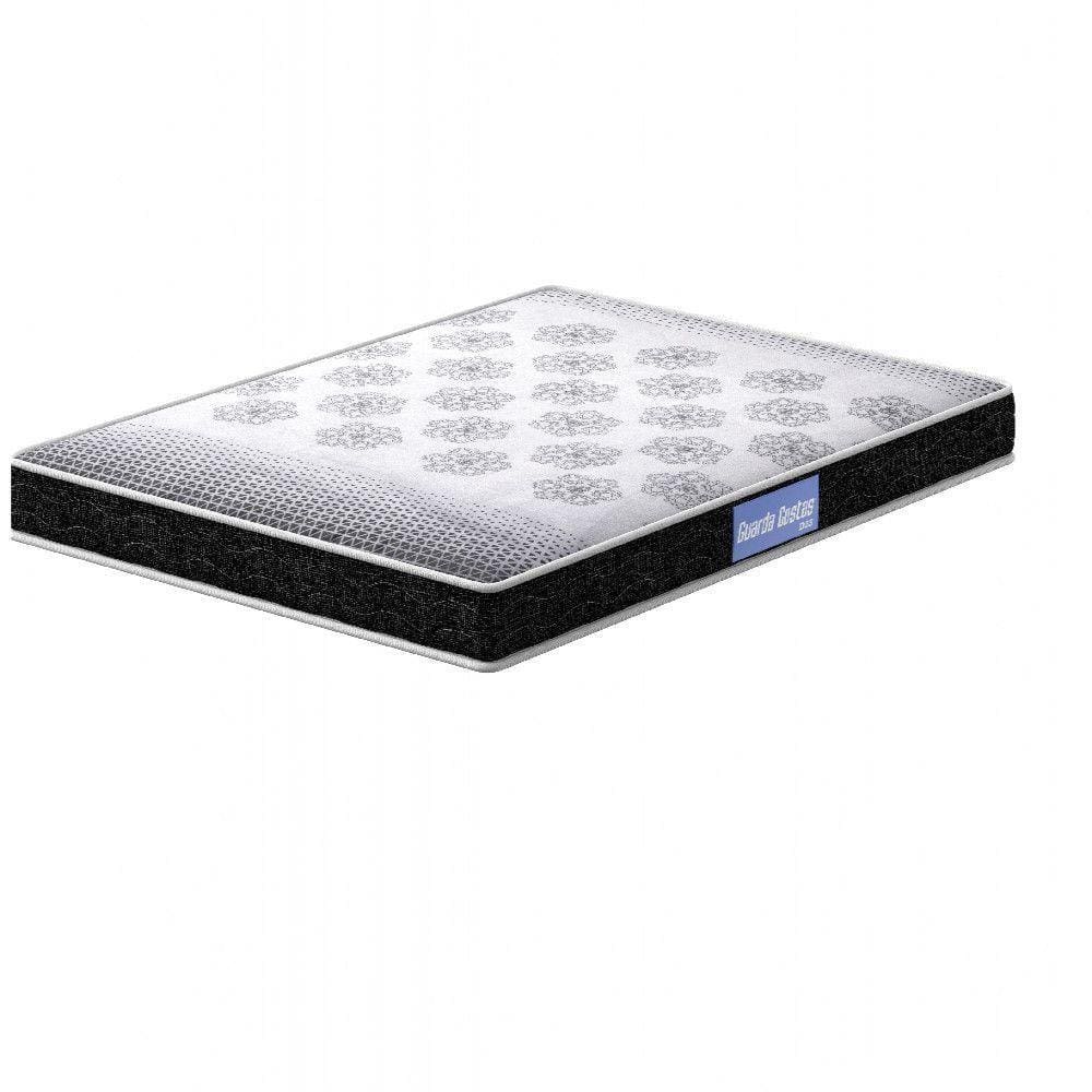 Colchão Viúva Espuma D23 128x188x12cm Preto C/Branco