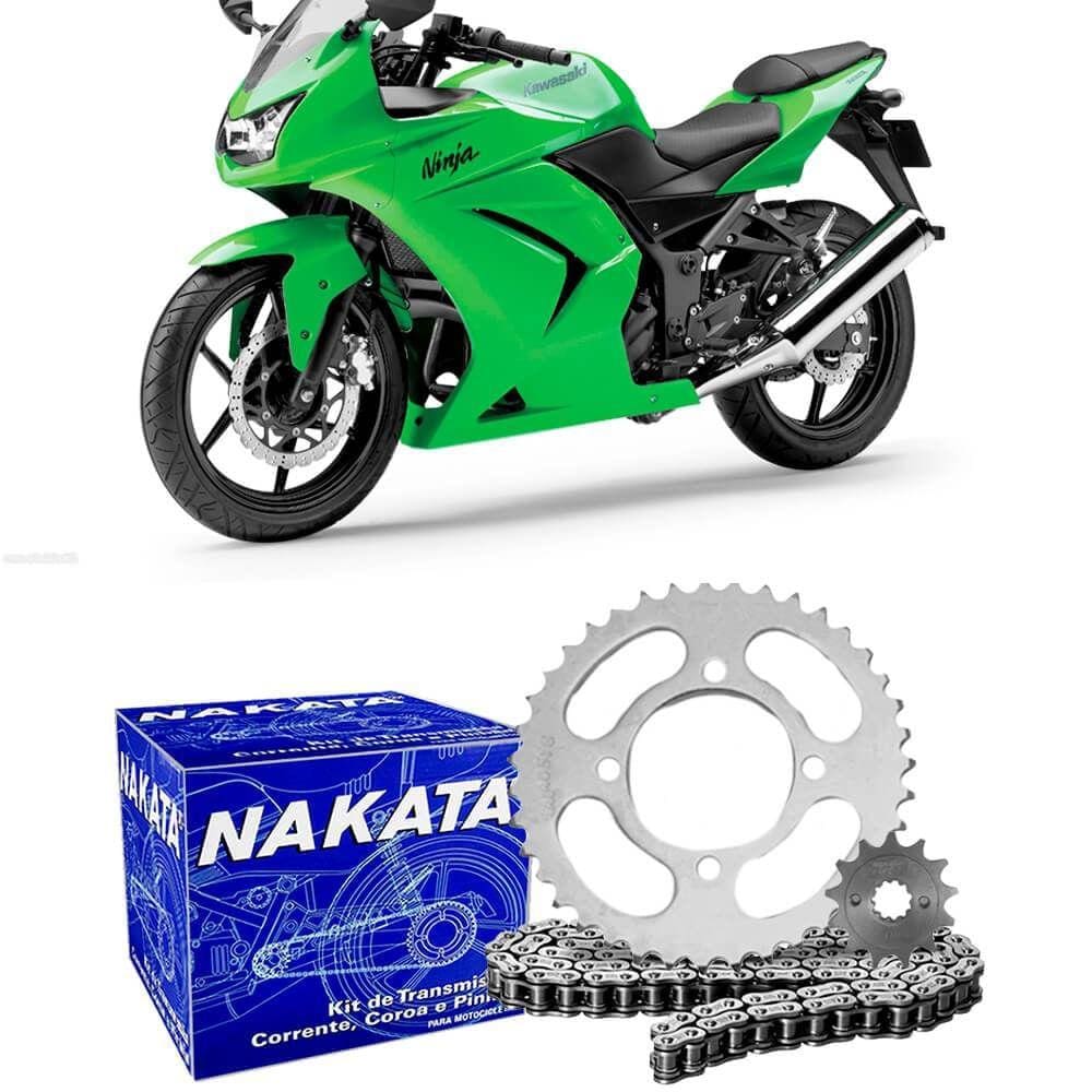 Kit Relação Transmissão Moto Kawasaki Ninja 250r 2008 A 2012
