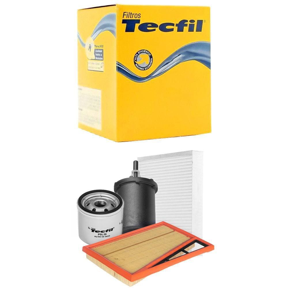 Kit Troca De Filtros Strada 1.3 8v Flex 2020 A 2022 Tecfil