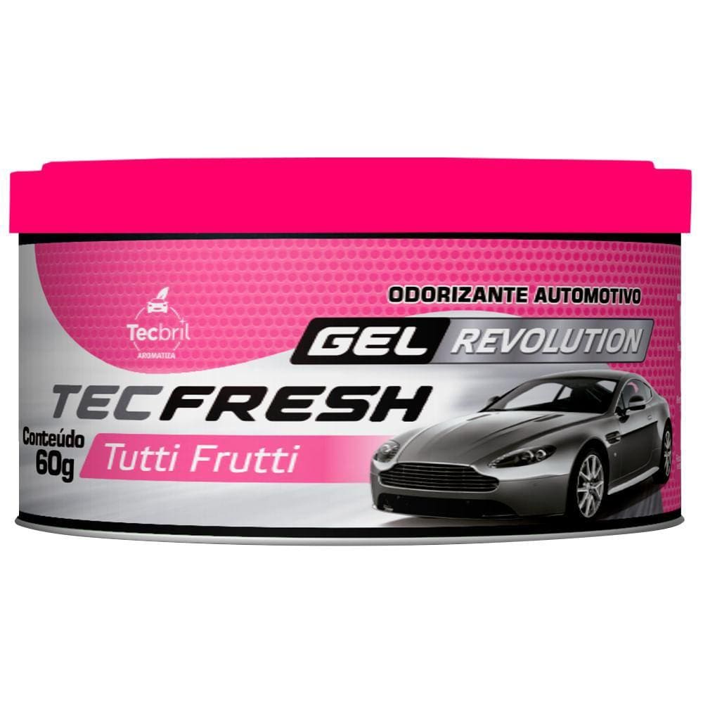 Aromatizante Tecfresh Gel Revolution Tutti Frutti 60g