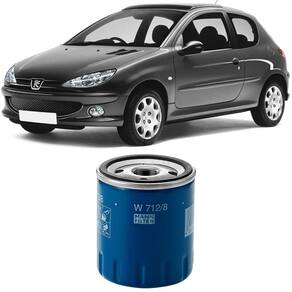 Filtro Óleo Peugeot 206 306 307 93 A 2008 Mann-filter W712/8