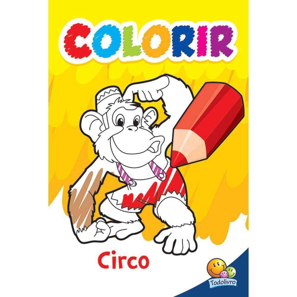 Livro de colorir Luccas e Gi no Circo