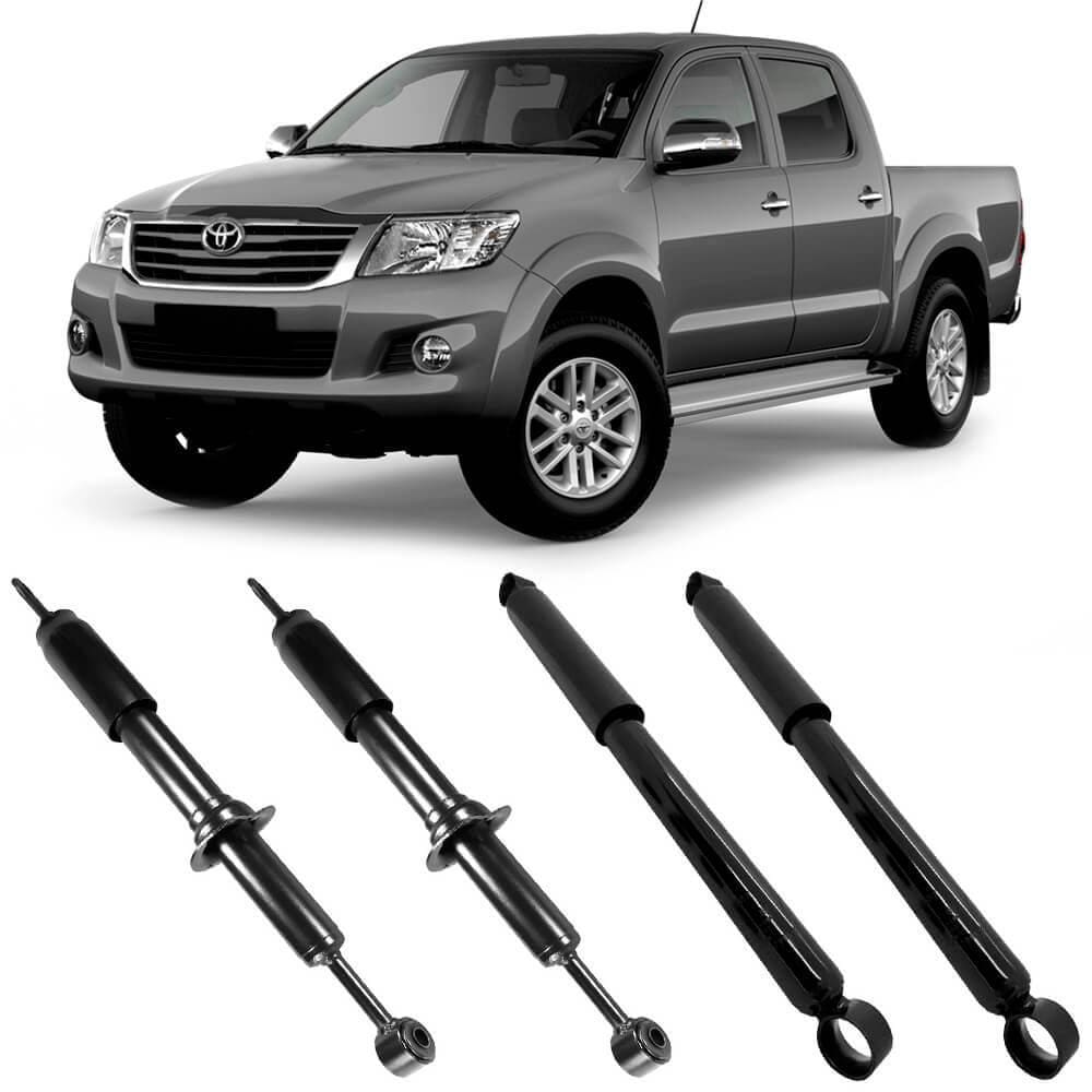 4 Amortecedor Hilux Pick Up Dianteiro Traseiro Monroe