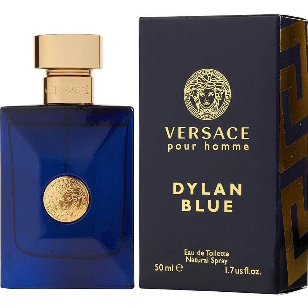 Perfume Masculino Versace Dylan Blue Gianni Versace Eau De Toilette Spray 50 Ml