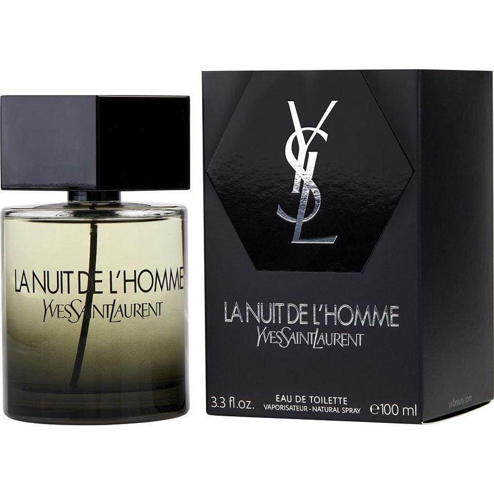 Perfume Masculino La Nuit De L`Homme Yves Saint Laurent Yves Saint Laurent Eau De Toilette Spray 100 Ml (Nova Embalagem)
