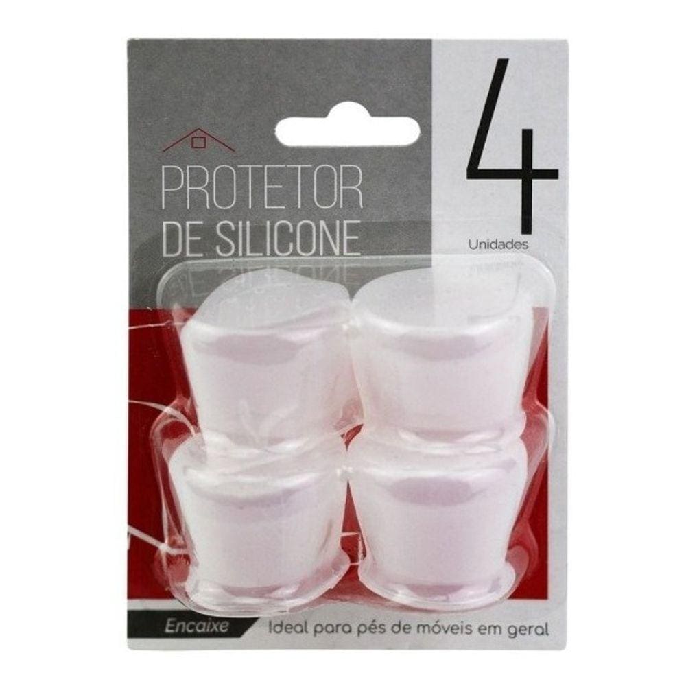 Pezinho Mesa Cadeira Silicone Kit c/4un (CK4825)