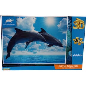 Quebra Cabeca - Prime 3D Puzzle - Golfinhos MULTIKIDS