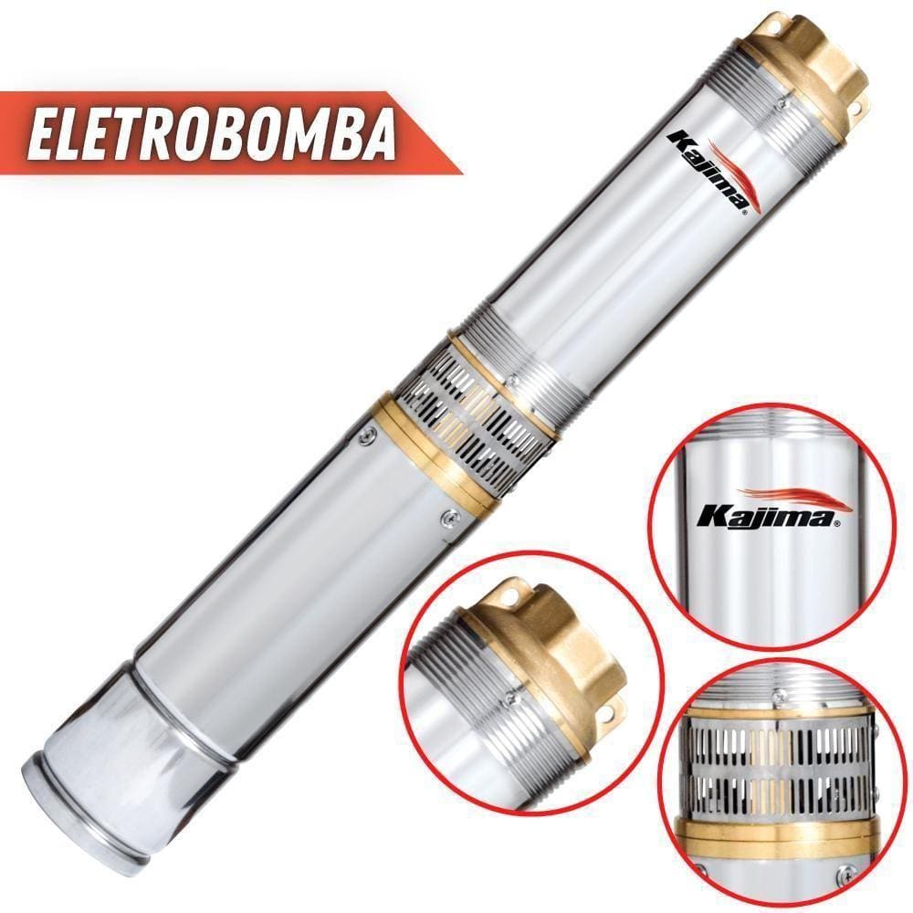 Bomba Tipo Caneta Submersa P/ água Kajima 2"18 Estágios 220v
