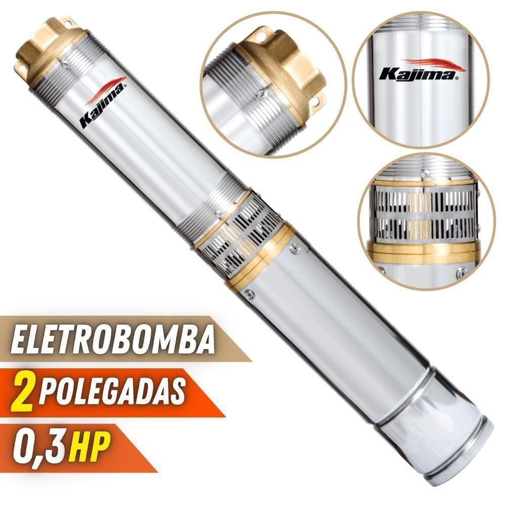 Bomba Caneta Elétrica Submersa Kajima 2" 18 Estágios 220v