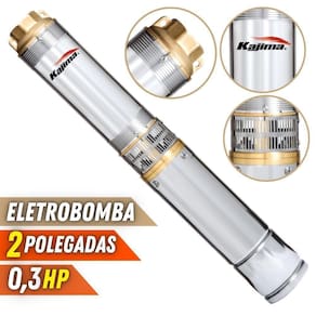 Bomba Caneta Elétrica Submersa Kajima 2" 18 Estágios 220v