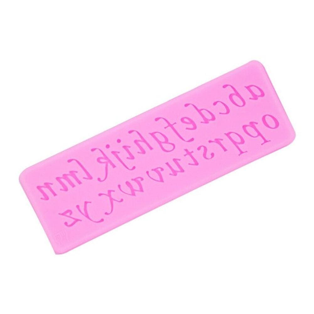 Molde De Silicone Alfabeto Letra Minúscula