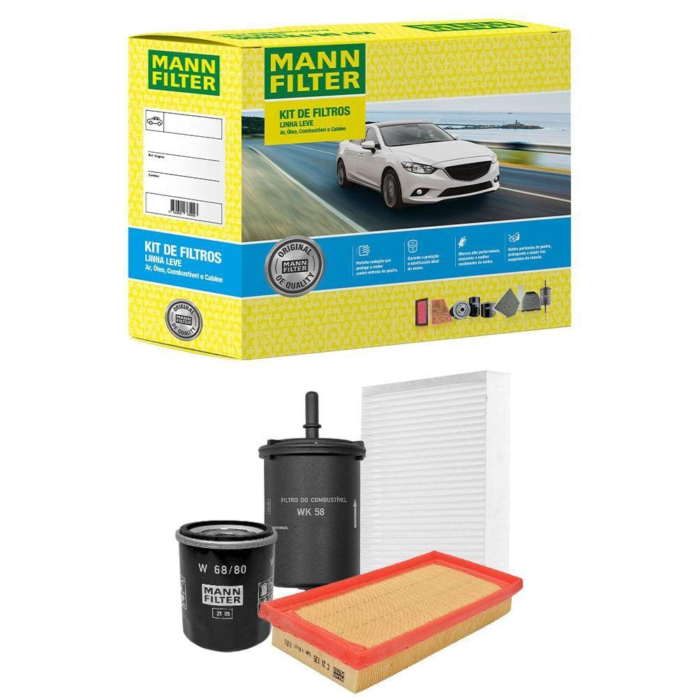 Kit Filtro Toyota Yaris 2018 A 2022 Mann Filter Sp11071-4