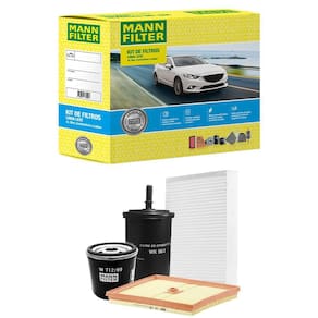 Kit Filtro Volkswagen Nivus T-cross 1.0 12v 2019 A 2022 Mann
