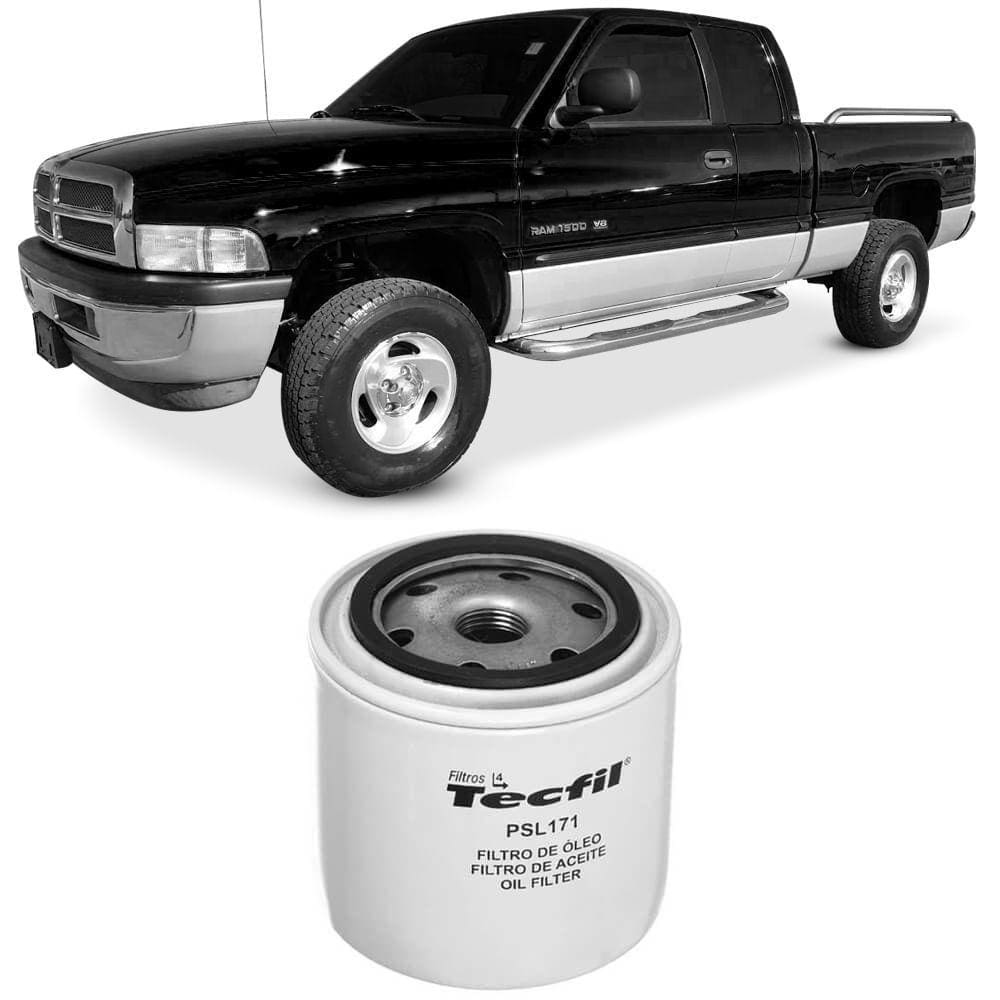 Filtro Óleo Dodge Ram 5.2 5.9 94 A 2001 Tecfil