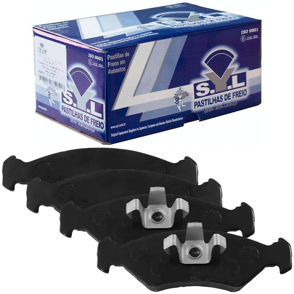 Kit Pastilha Freio Courier Fiesta Ka 2002 A 2014 Teves