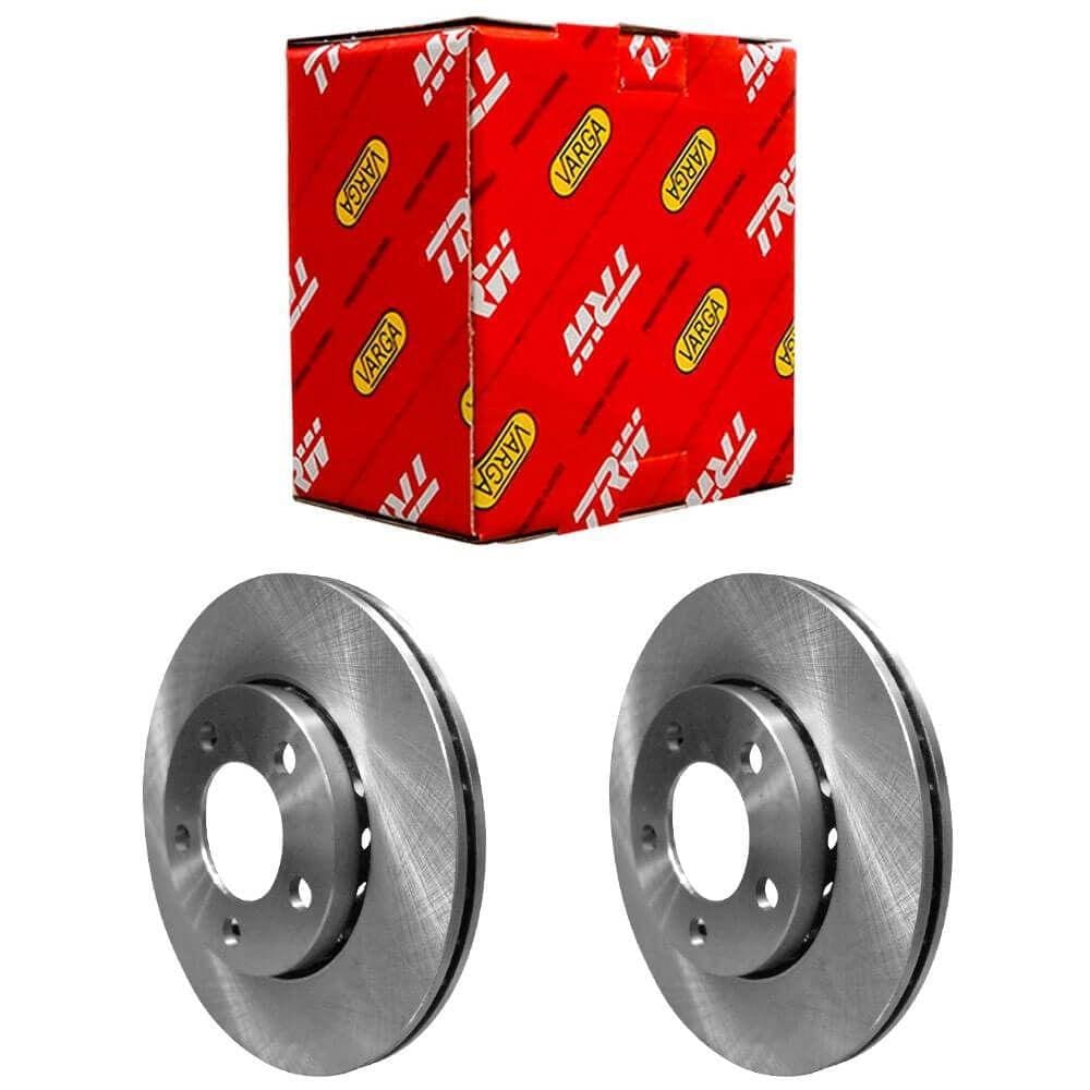 Par Disco Freio Crossfox 2005 A 2014 Dianteiro Ventilado Trw