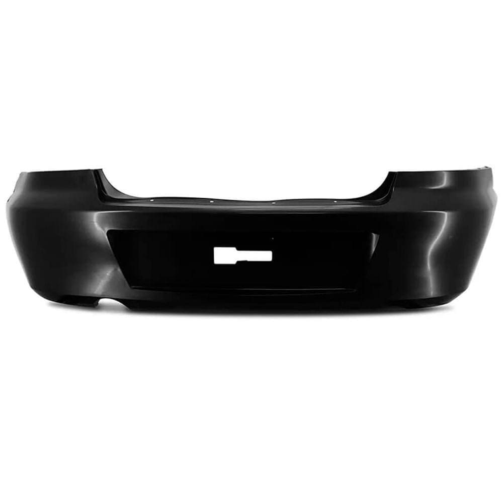 Parachoque Traseiro Prisma 2007 A 2012 Preto Liso Dts