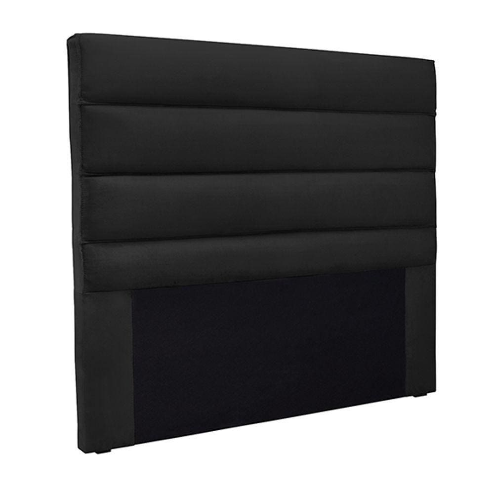 Cabeceira King Size 1,95m Guess Veludo Preto Gran Belo