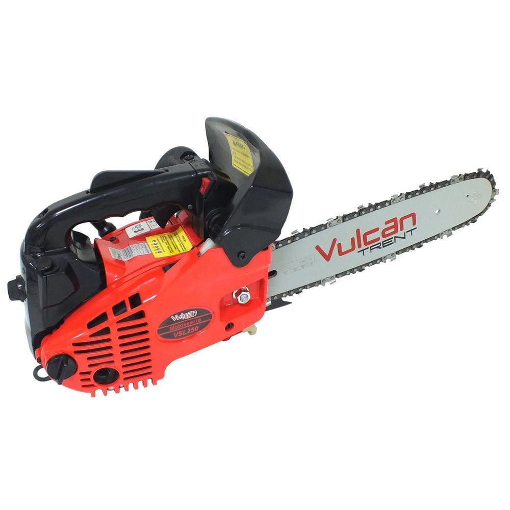 Motosserra a Gasolina Profissional VSL250 2 Tempos 0,9HP Sabre 12 Polegadas Vulcan Trent Laranja