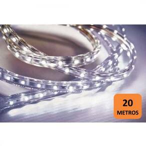 Fita LED 5W 60 LEDs Caixa com 20 Metros 127V IP67 Taschibra - caixa com 20 m - Branco