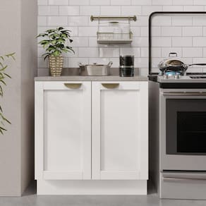 Balcão 2 Portas 80cm Arizona CabeCasa MadeiraMadeira Branco