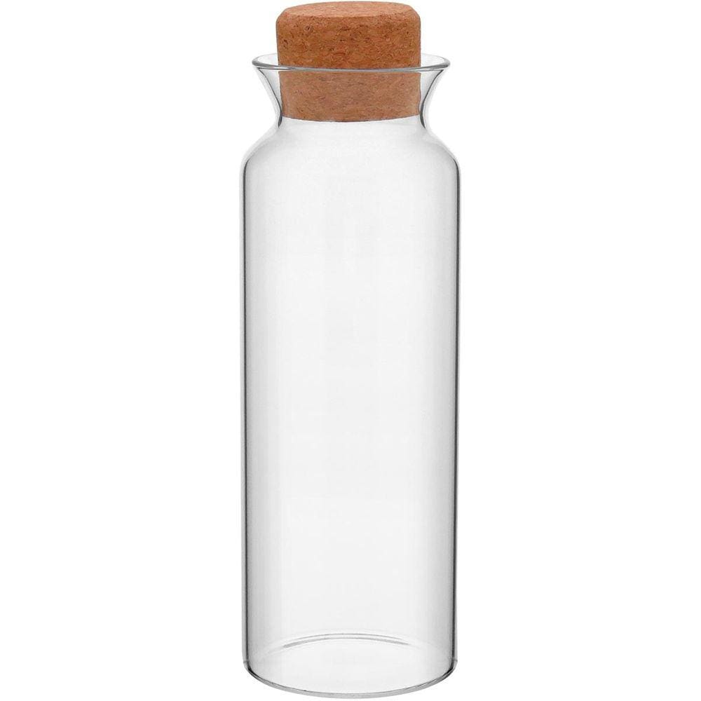 POTE 25x9x9cm 1,1L BOROSILICATO TRANSP TAMPA CORTIÇA