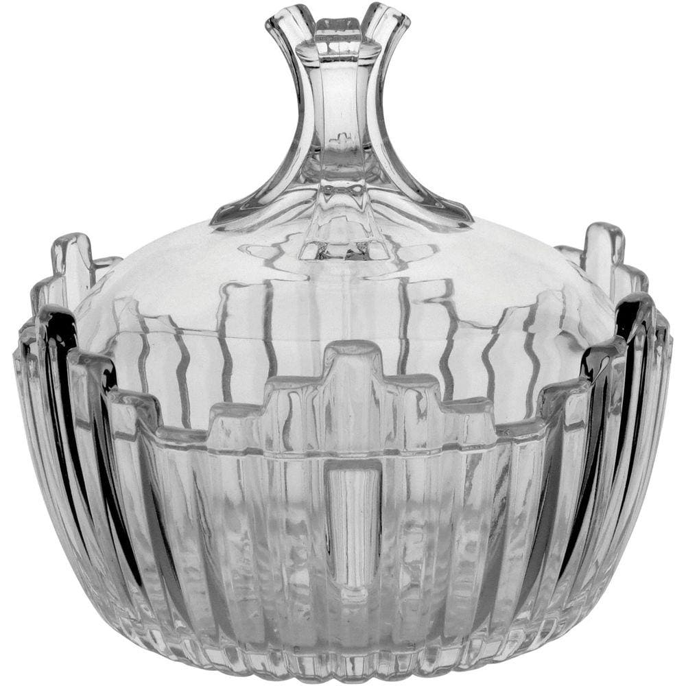 AIZA POTICHE 16x17x17cm VIDRO TRANSP