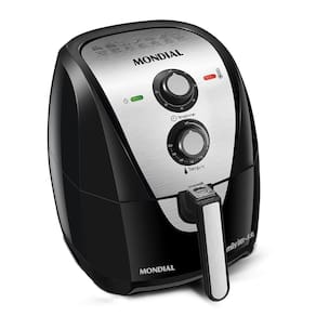 Fritadeira Elétrica Sem Óleo Mondial Grand Family 5,5 Litros Inox 127V AF-55I 69474-01
