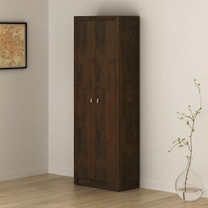 Armário Escritório Com 2 Portas Multimóveis Cr25015 Rustico