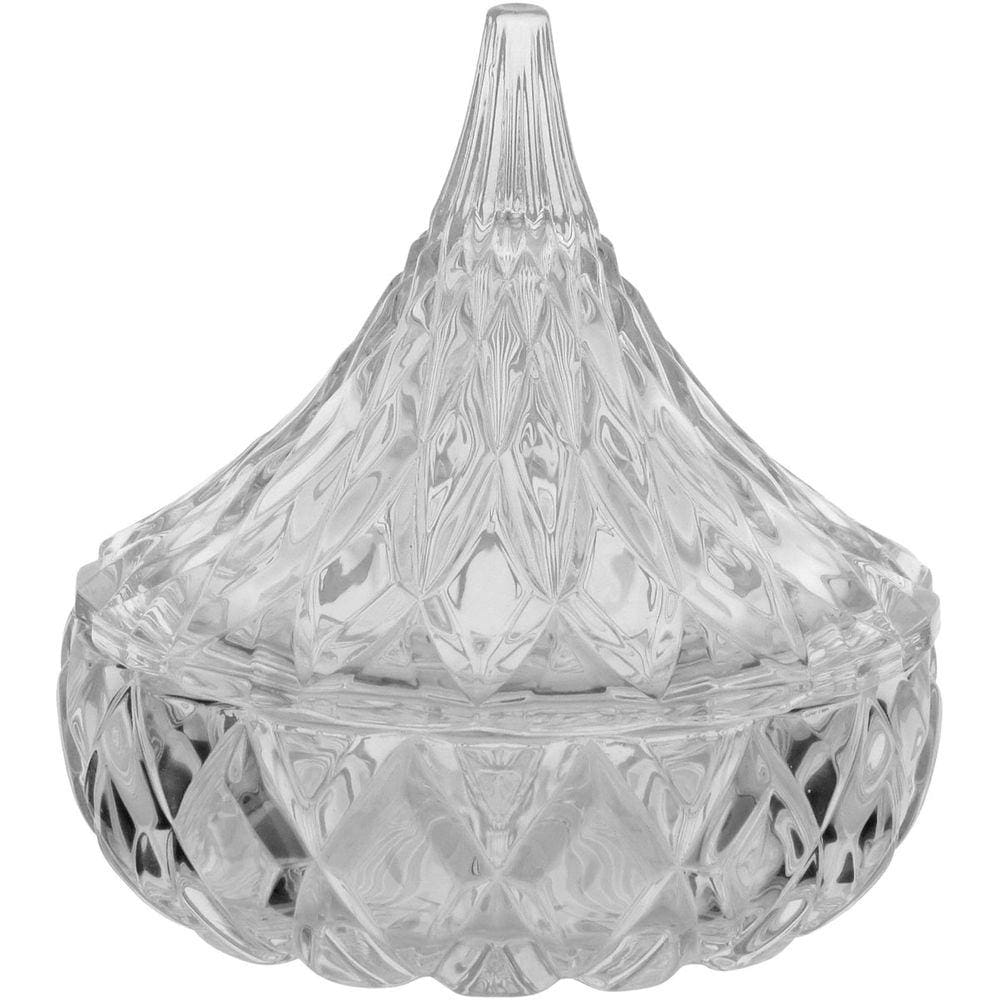 POTICHE 13x12x12cm VIDRO TRANSP