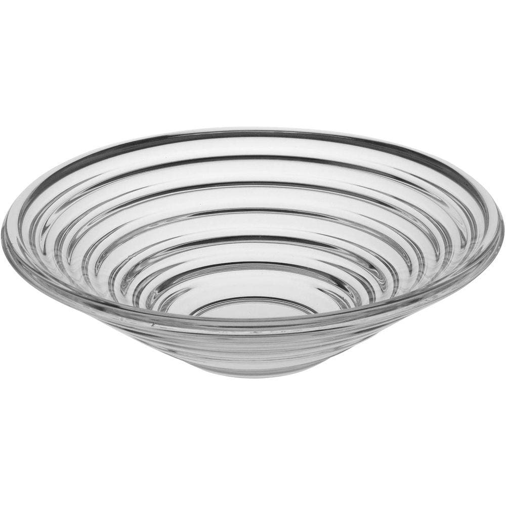 PILAR CENTRO MESA 10x34x34cm VIDRO TRANSP