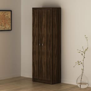 Armário Escritório Com 2 Portas Multimóveis Cr25015 Nogal
