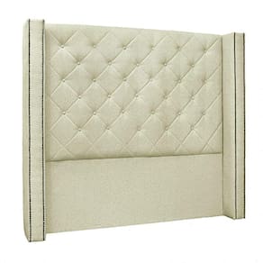 Cabeceira Queen Size 1,84m Loewe Linho Natural - Gran Belo