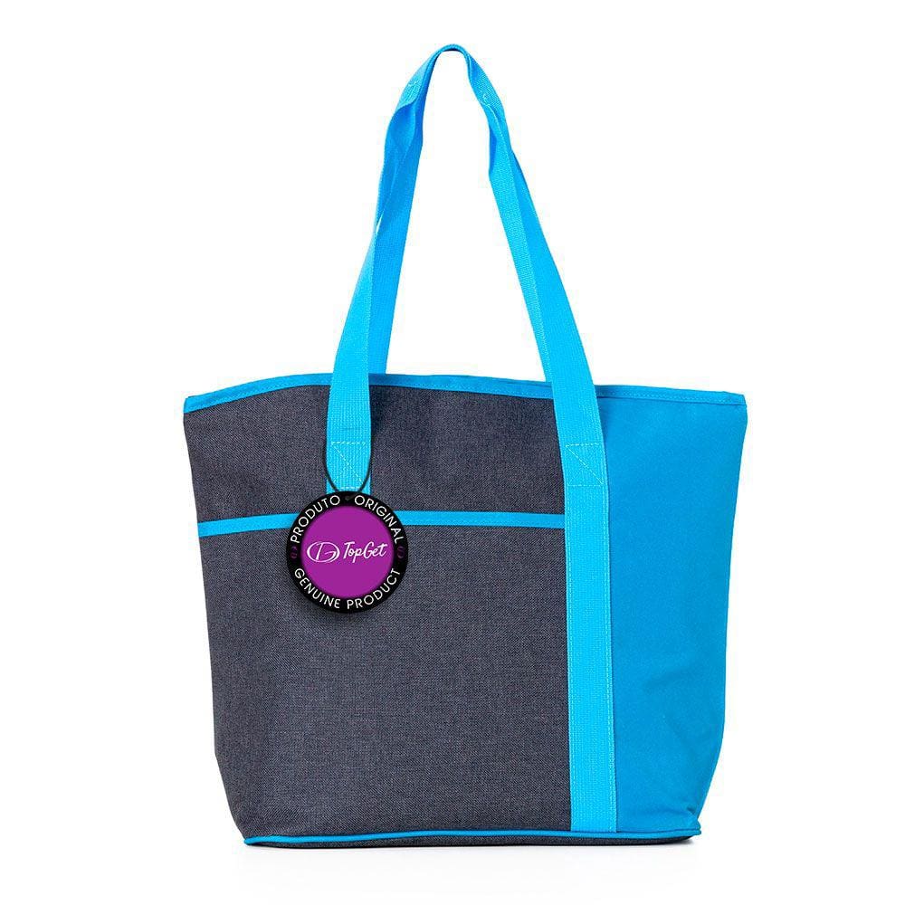 Sacola Térmica 15 Litros com Bolso Frontal Brisa TopGet